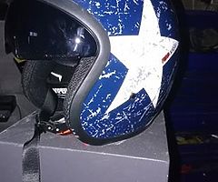 Viper helmet stars and bars size xl motorcycle