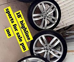 Volkswagen 18”inch highline sports