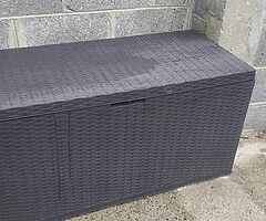 Storage  box for garden in perfect  condition
