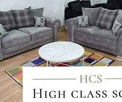 Brand new high quality designer 3+2 suite of furniture