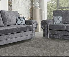 Brand new high quality designer 3+2 suite of furniture