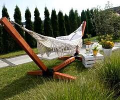 LOVELY LARGE HAMMOCK WITH STAND - DELIVERY 