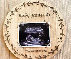 Different Father's Day personalised baby plaques