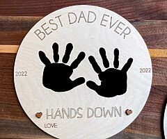 Different Father's Day personalised baby plaques - Image 4/7
