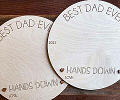 Different Father's Day personalised baby plaques - Image 5/7