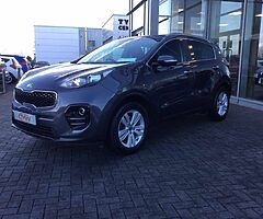 2018 2018 182 KIA SPORTAGE 2 1.7 CRDI SAT NAV OR 472 EUROS P/M  SPORTAGE