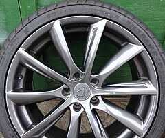 Monaco Alloy wheels 5x114.3 Lexus gs 255/35R19 - Image 3/8