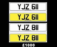 Matching pairs of vehicle dateless vehicle Regs 
