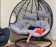 DOUBLE EGG SWING CHAIR - Brand New - DELIVERY 