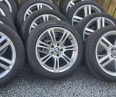 18 inch 5x120 bmw genuine alloys fit 5 series and 2012 on 3 series