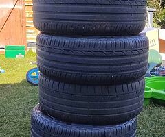 Audi 17” wheels 5x112 new tyres 