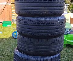 Audi 17” wheels 5x112 new tyres  - Image 4/5