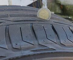 Audi 17” wheels 5x112 new tyres  - Image 5/5
