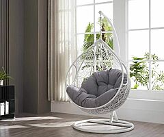 EGG SWING CHAIR + XXL CUSHIONS - DELIVERY 