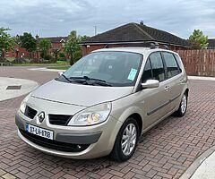 07 renault scenic 1.5 petrol
6 speed manual 
Only 79000 milage
New Nct till 3/2023✅
Tax 5/2022