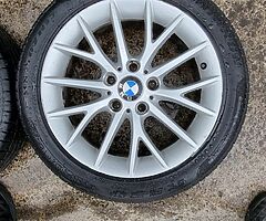 BMW 17" Genuine Alloys w/Good Tyres 1/2/3/5 series