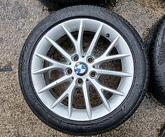 BMW 17" Genuine Alloys w/Good Tyres 1/2/3/5 series