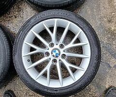BMW 17" Genuine Alloys w/Good Tyres 1/2/3/5 series - Image 4/5
