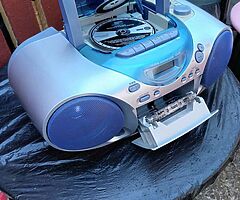 Panasonic radio player.