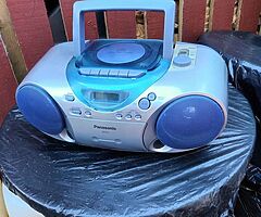 Panasonic radio player.