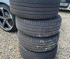 4 MERCEDES ALLOYS & TYRES - GREAT EXCELLENT CONDITION.