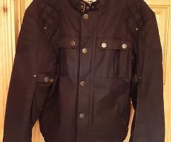 Mens richa waxed cotton jacket - Image 6/6