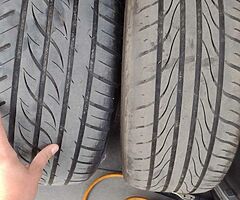 18" Dare F5 staggered rims and tires 5x120 5x112
