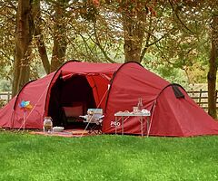 Pro Action 6 Man 3 Room Tunnel Camping Tent - Image 3/3