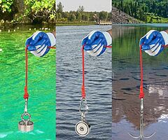 Double Sided Magnet Fishing 250kg Each Side D75mm With 20m Rope Ready to Go - Image 4/10