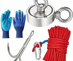 Double Sided Magnet Fishing 250kg Each Side D75mm With 20m Rope Ready to Go - Image 9/10