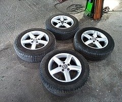 15 inch alloys tyres from wolsvagen