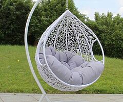 EGG HANGING RATTAN CHAIR - XXL CUSHIONS - DELIVERY  - Image 4/4