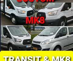 Light Wheel Mirror Door Injector Wing Pump Transit Mk8 Custom Swb Lwb Hi Roof Tyre Bumper Grill Seat