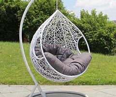 EGG SWING CHAIR + XXL CUSHIONS - DELIVERY 