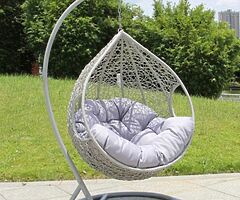 EGG SWING CHAIR + XXL CUSHIONS - DELIVERY 