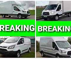 Transit custom and mk8 parts for sale
