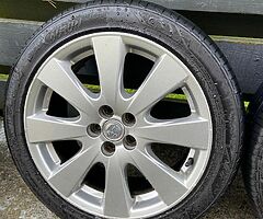 17 inch Toyota avensis alloys and wheel nuts - Image 4/5
