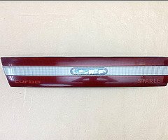 Starlet GT EP82 rear glow panel