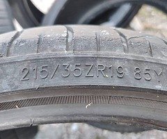 4 x 19 inch tyres