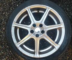 5x100 17" alloys
