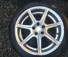 5x100 17" alloys