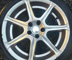 5x100 17" alloys