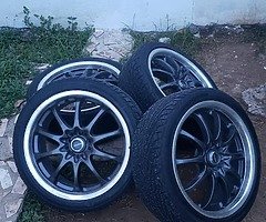 18 inch Rims and Tyre 
95K Negotiable
Kingston / Portmore 
1876-895-6788
Tyres are almost to New, No - Image 3/3
