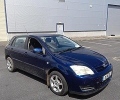 Toyota corolla 2006 nct 4/23