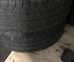 2008 Vauxhall Vivaro set off alloys van tyres plus standard rims & tyres