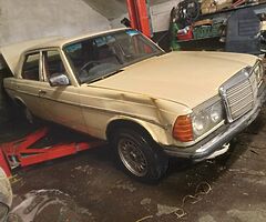 1979 Mercedes W123 and W124 W123