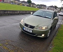 LEXUS IS 220, NO TAX OR NCT, CAR ON THE BUTTON AND DRIVING PERFECT.