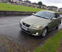 LEXUS IS 220, NO TAX OR NCT, CAR ON THE BUTTON AND DRIVING PERFECT.