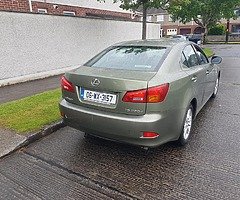 LEXUS IS 220, NO TAX OR NCT, CAR ON THE BUTTON AND DRIVING PERFECT. - Image 8/10