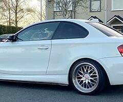 Bmw 1 series maxton gloss black side extension and gloss black spoiler - Image 4/10